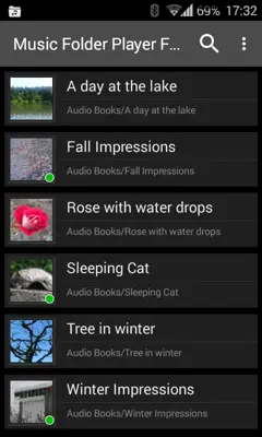 Music Folder Player Free android App screenshot 1